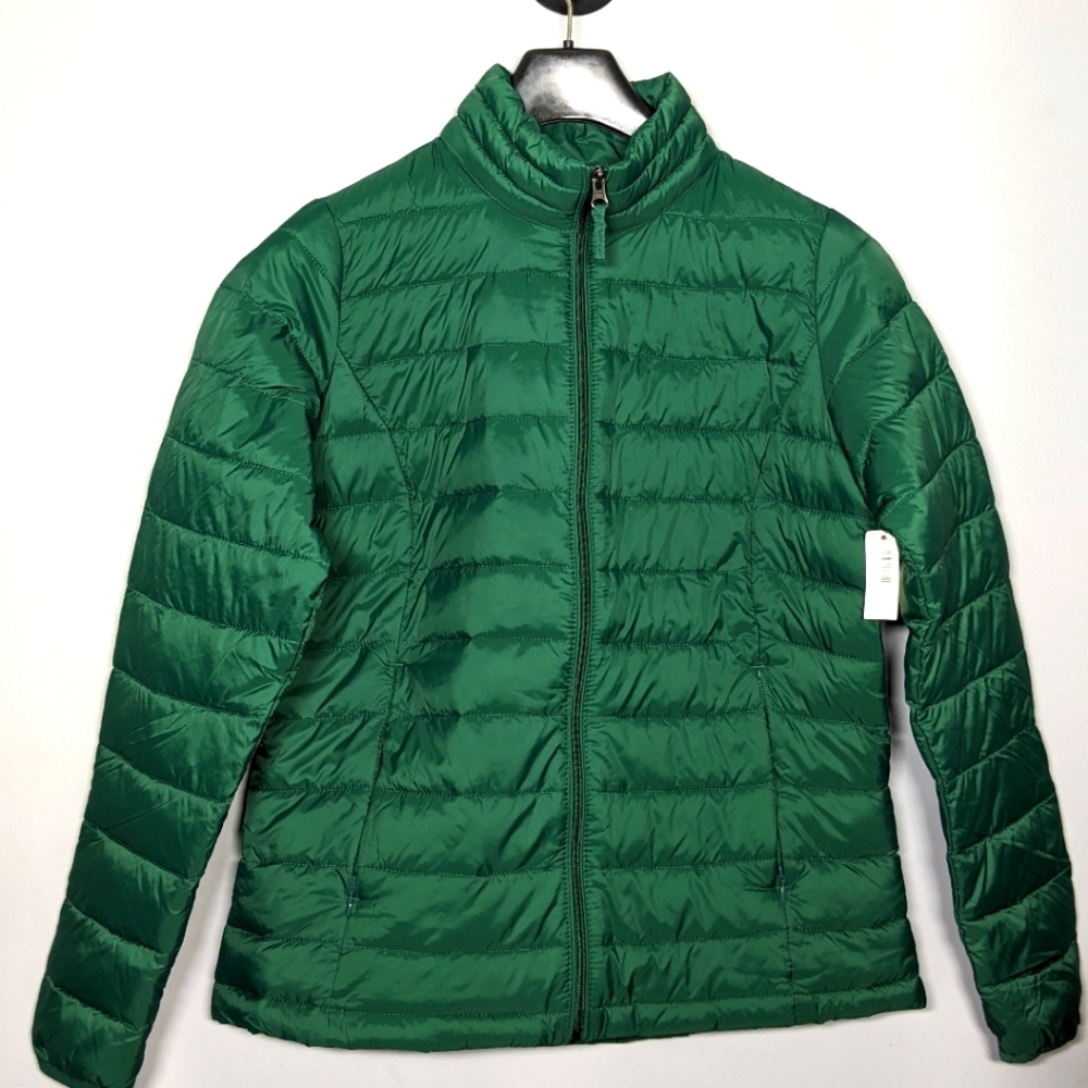 NEW Amazon Essentials Womens Lightweight Full-Zip Water-Resistant Puffer Coat Me